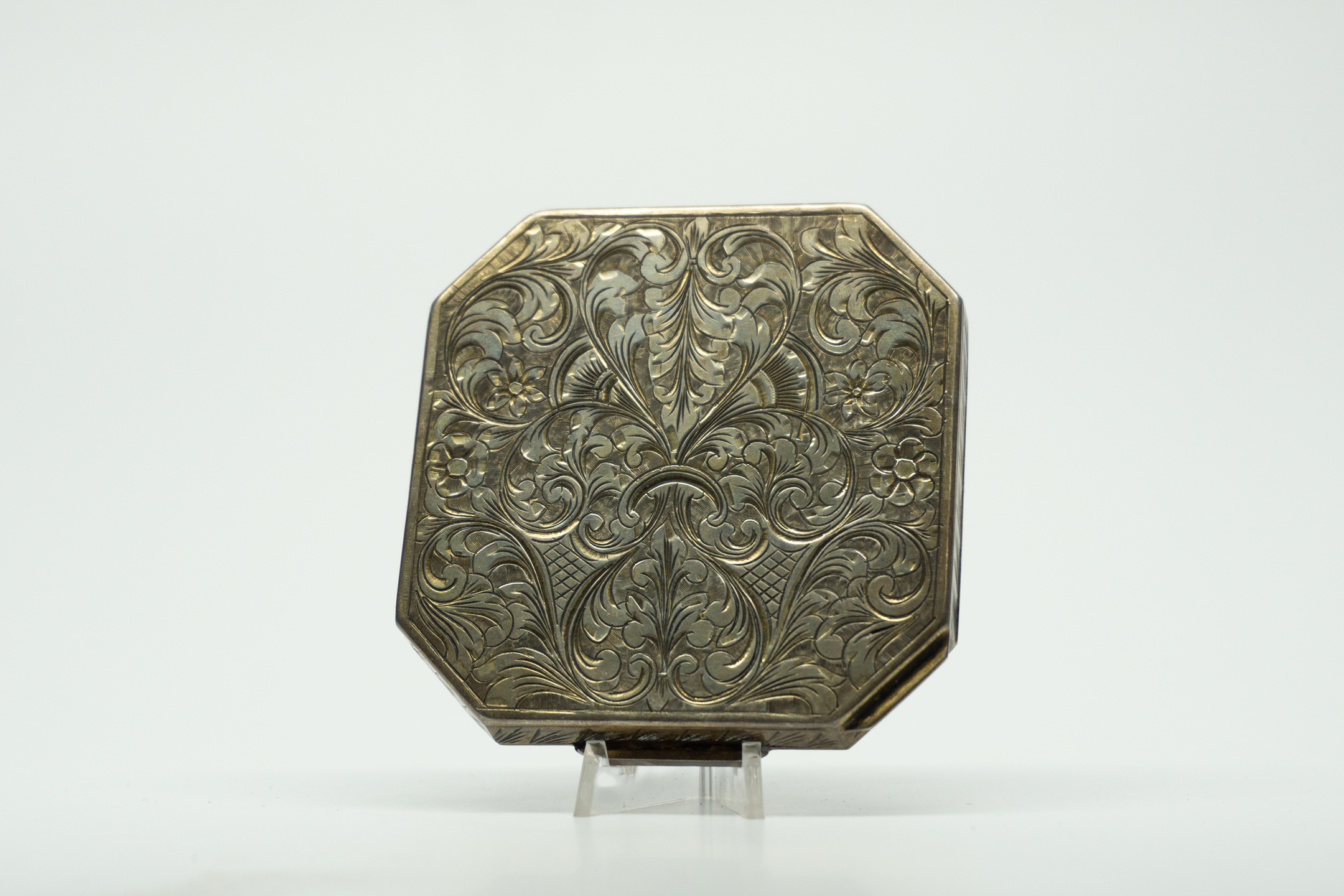 1950s Hand Painted Italian Compact